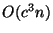 $O(c^3n)$