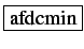 \fbox{afdcmin}