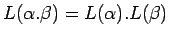 $L(\alpha.\beta)=L(\alpha).L(\beta)$