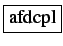 \fbox{afdcpl}