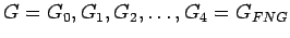 $G=G_0,G_1,G_2,\dots,G_4=G_{FNG}$