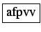 \fbox{afpvv}