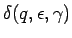 $\delta(q,\epsilon,\gamma)$