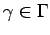 $\gamma\in\Gamma$